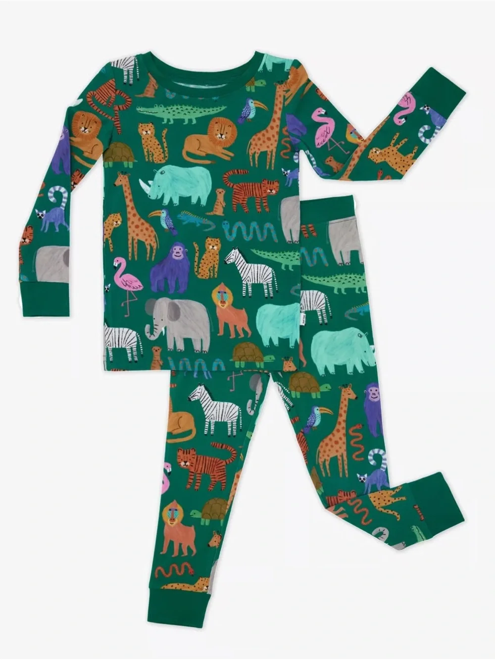 Little Sleepies Wild Zoo Two-Piece Pajama Set